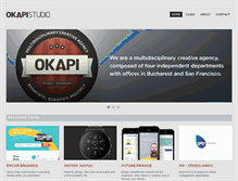 Tablet Screenshot of okapistudio.com